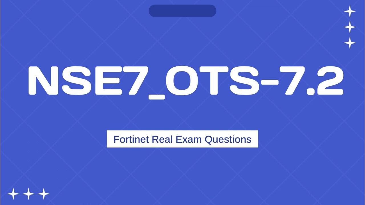 NSE7_OTS-7.2 Schulungsangebot | Maxtic