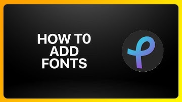 How To Add Fonts To Pixlr Tutorial