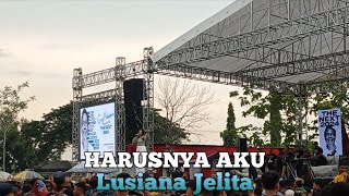 HARUSNYA AKU - Lusiana Jelita - OM ADELLA live Watualang ngawi