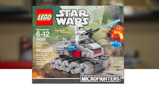 LEGO Star Wars 75028 CLONE TURBO TANK MICROFIGHTER Review! (2014)