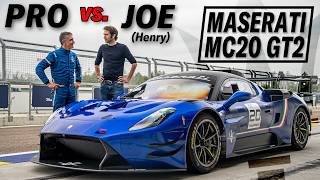 8 Laps Versus a Pro in the NEW Maserati MC20 GT2 | Henry Catchpole  The Driver’s Seat