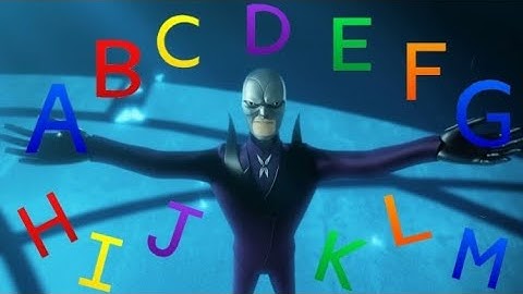 Learn the alphabet with Gabriel Agreste/Hawk Moth