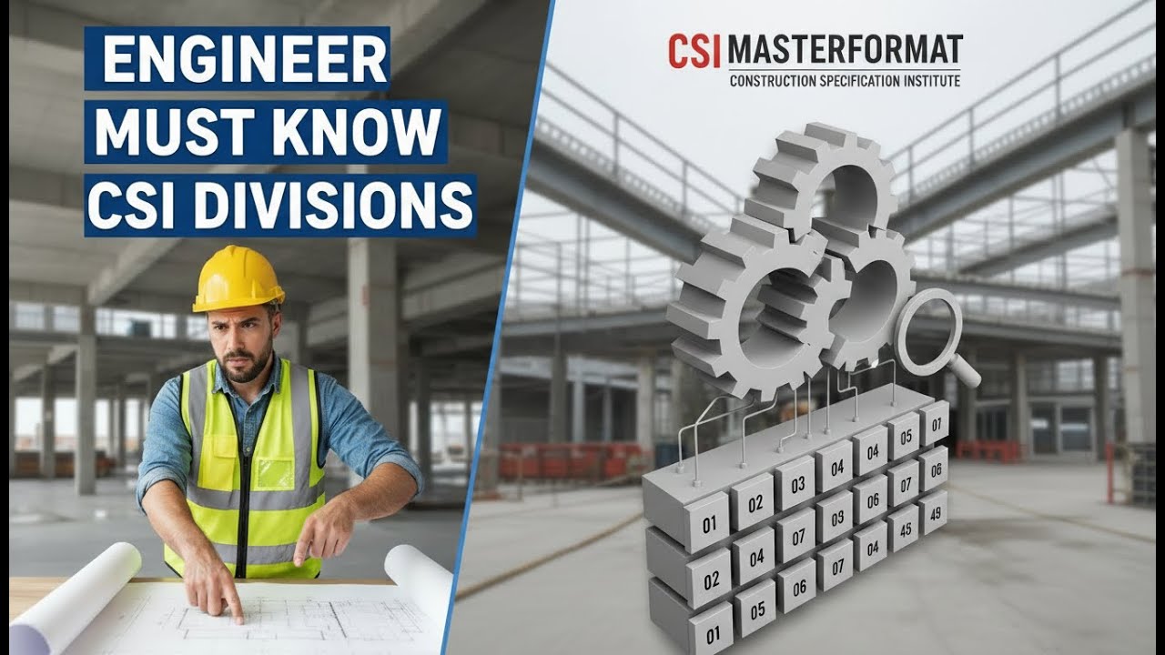 Engineer Must Know CSI Divisions What is CSI Master Format Construction ...