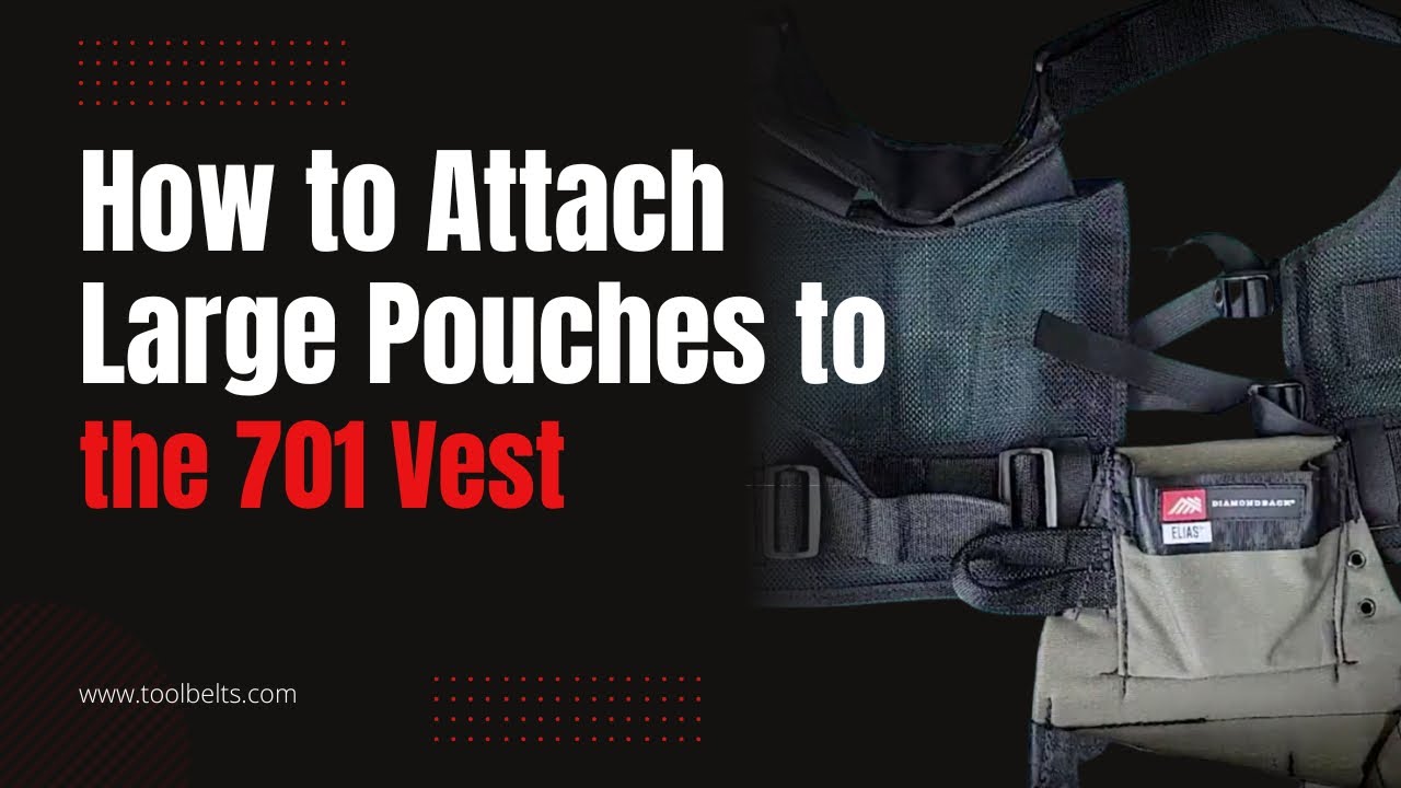 【THE MOZZ】Hit Button Vest Setup How to Attach Large Pouches to the 701 Vest - YouTube