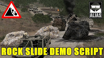 ROCK SLIDE - Script tutorial - Arma 3
