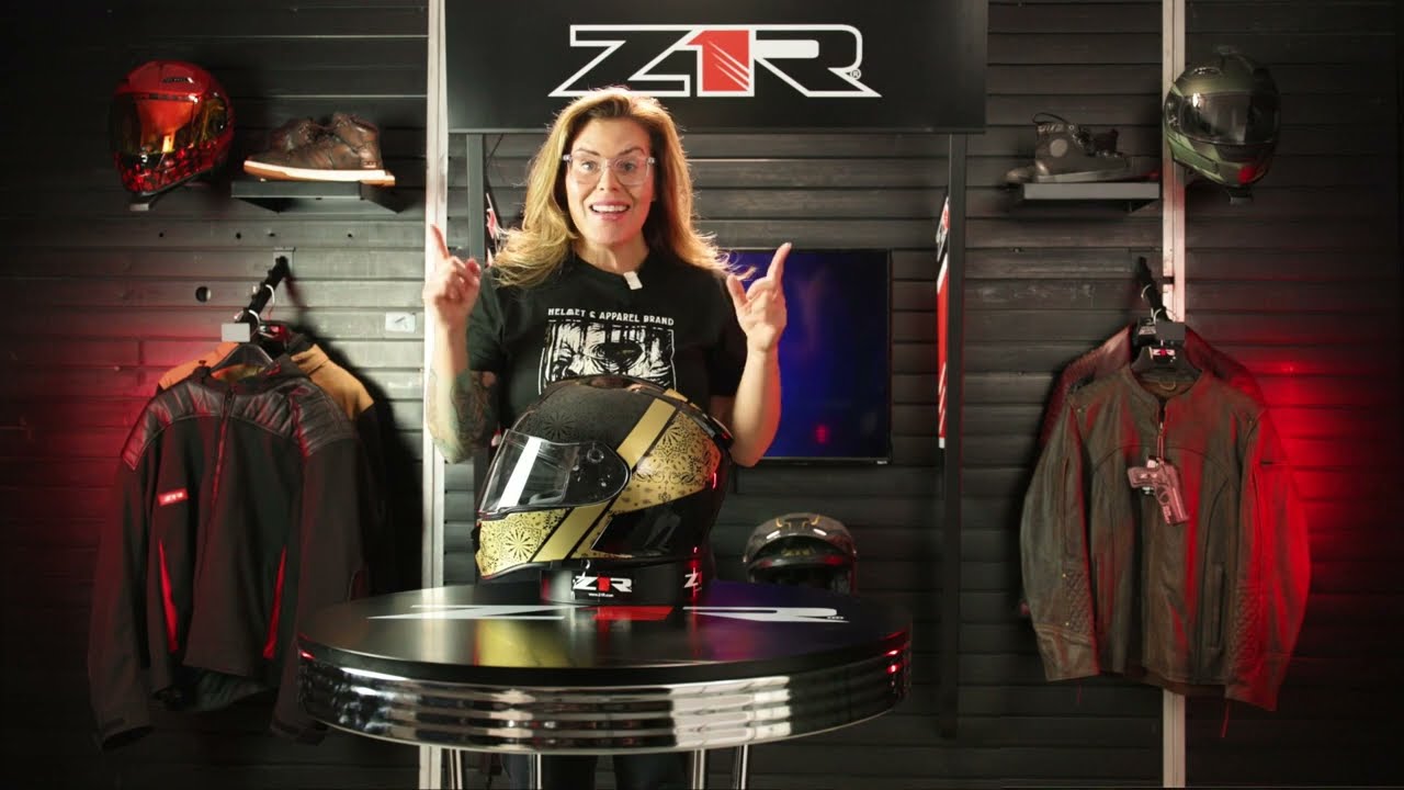 Z1R Vagrant FTW Half Helmet - Motorcycle Closeouts by Rider