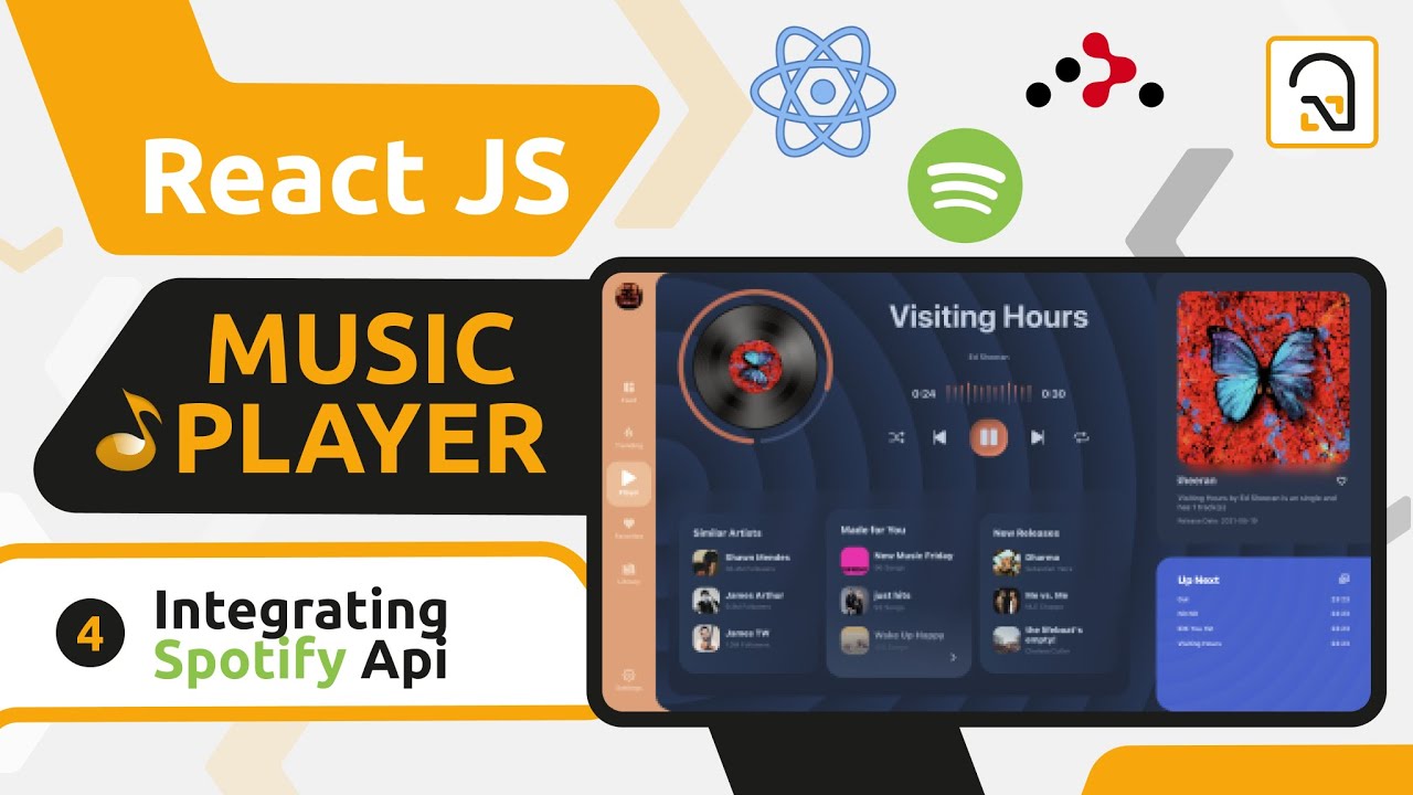 Reactjs Music Player #4: Integrating The Spotify Api In Our React App