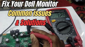 Fix Your Dell Monitor: Common Issues & Solutions 2025 | Created by Afjal Hossain