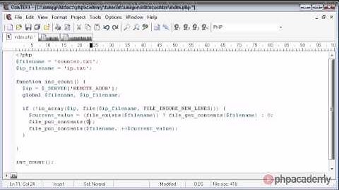 PHP Tutorials: Unique Hit Counter (Part 2/2)