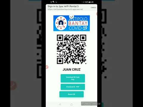 CREATE ANTIPOLO TRACING QR ID FREE ACCESS WITHOUT VOUCHER ( POWERED BY MIKOTIK )