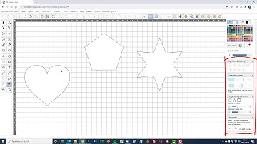 Focus 2D Vector Graphics Designer: polygons, stars and heart shapes