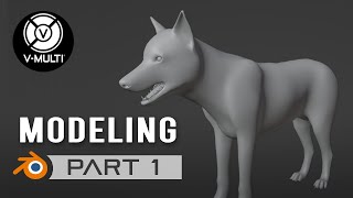 Creating a wolf in Blender  Part 1: Modeling