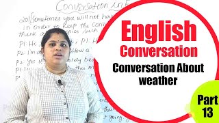 english conversation conversation about weather conversation in english part 13