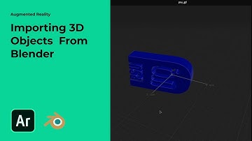 Importing 3D Objects From Blender Into Adobe Aero
