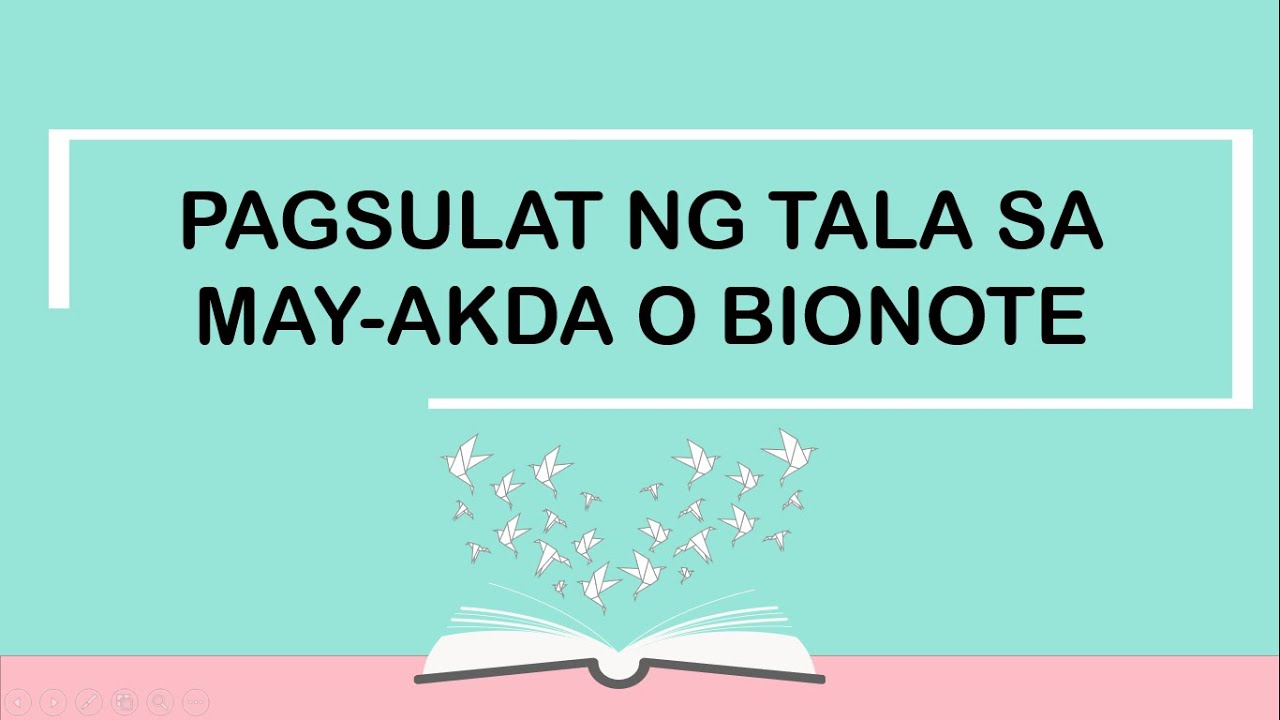 Pagsulat Ng Tala Sa May Akda O Bionote Pdf Midterm Unang Paksa Mobile