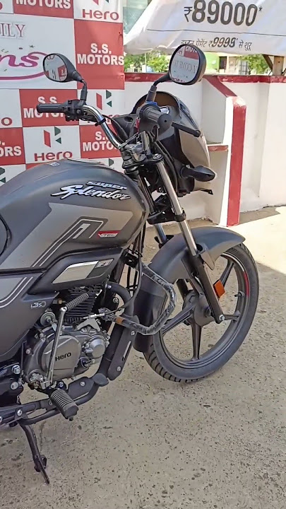 Hero Super Splendor Xtec 125 Grey Colour 2024 Model New Look ❤️‍🔥 Led Headlight Digital Meter