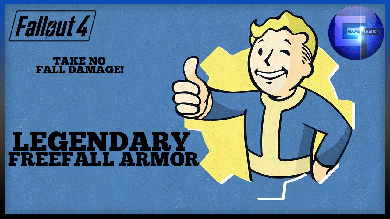 Fallout 4 – Rare Legendary Freefall Armor Location (Take No Fall Damage)