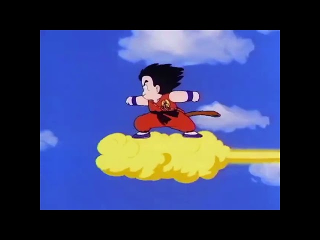 Goku goes at the Speed of Sound on Nimbus Cloud class=