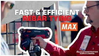 2023 Max RB441T TwinTier Rebar Tying Tool  Fast & Efficient Rebar Tying