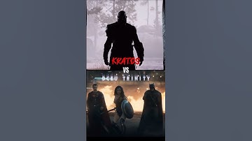 Kratos(GOW) Vs DCEU Trinity. #kratos #gaming #dc #dccomics #trending #shorts #marvel
