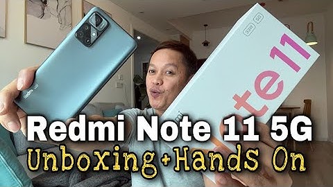 Redmi Note 11  5G UNBOXING + HANDS-ON + Camera Test