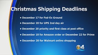 Time Is Running Out To Ship Those Christmas Gifts