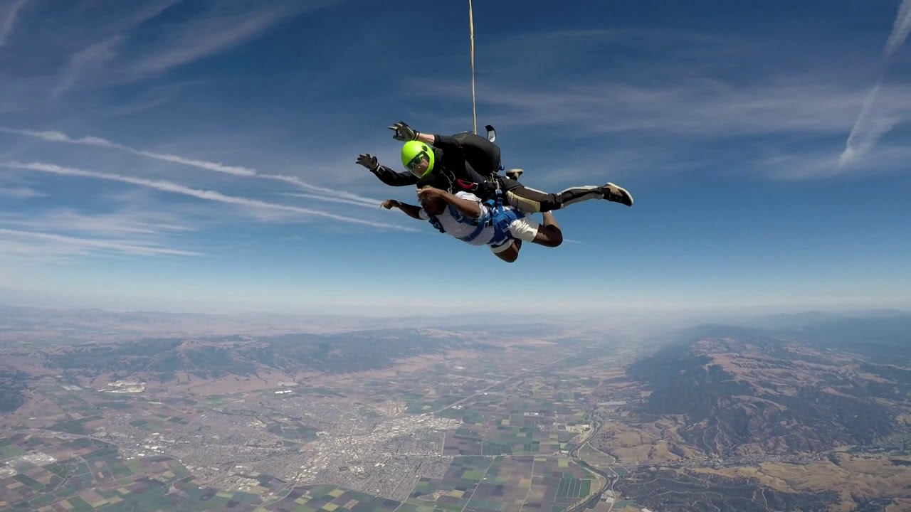 Skydiving in Monterey Bay, CA YouTube