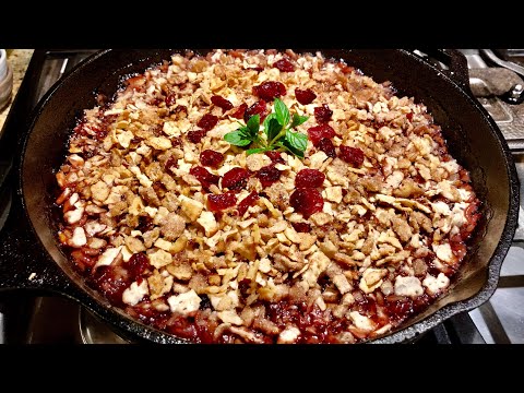 Apple Cranberry Matzah Crisp (Passover & GF Friendly )