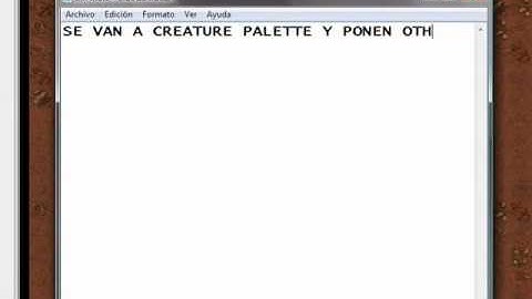 Tutorial importar monsters al RME