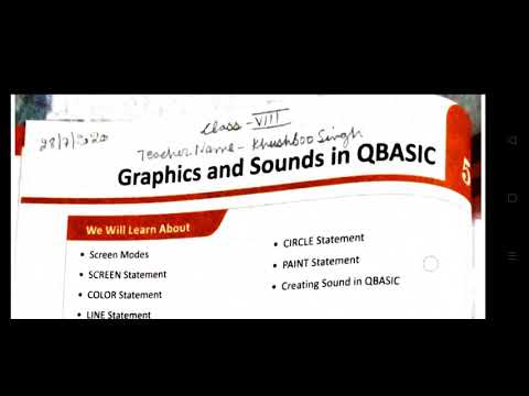 Graphics and Sound in QBASIC - YouTube