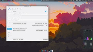 ArcoLinux : 2177 New version ArcoLinux Tweak Tool - Fixes tab and Sddm tab