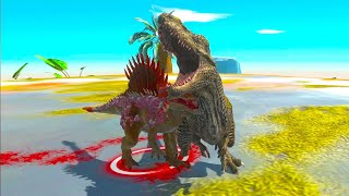 MOD Spinosaurus vs Tyrannosaurus Rex - Animal Revolt Battle Simulator