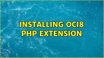 Installing oci8 php extension