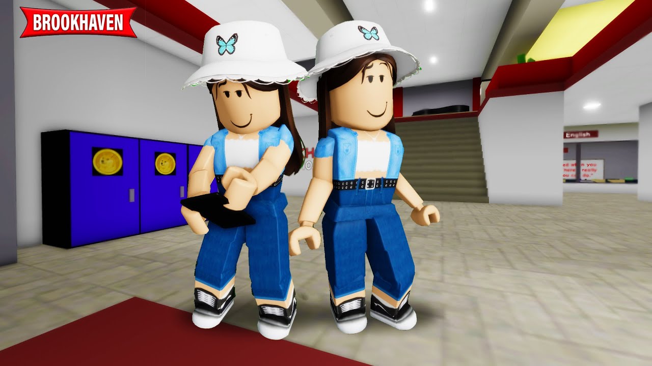 AS IRMÂS GÊMEAS QUE SE ACHAVAM A POPULAR DA ESCOLA Roblox