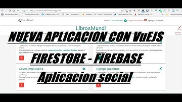 #1 Crear el DISEÑO de la APLICACION con VUE y FIRESTORE | alexander hurtado