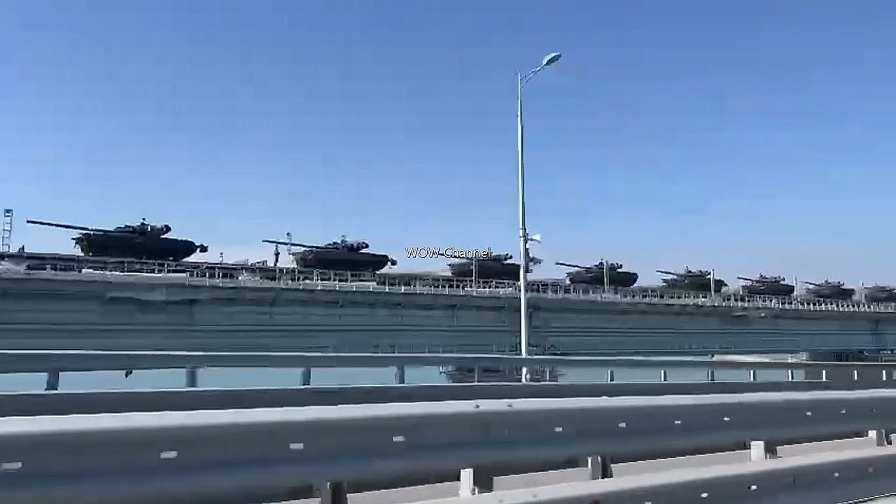 Крымский мост военная техника Крымский мост военная техника