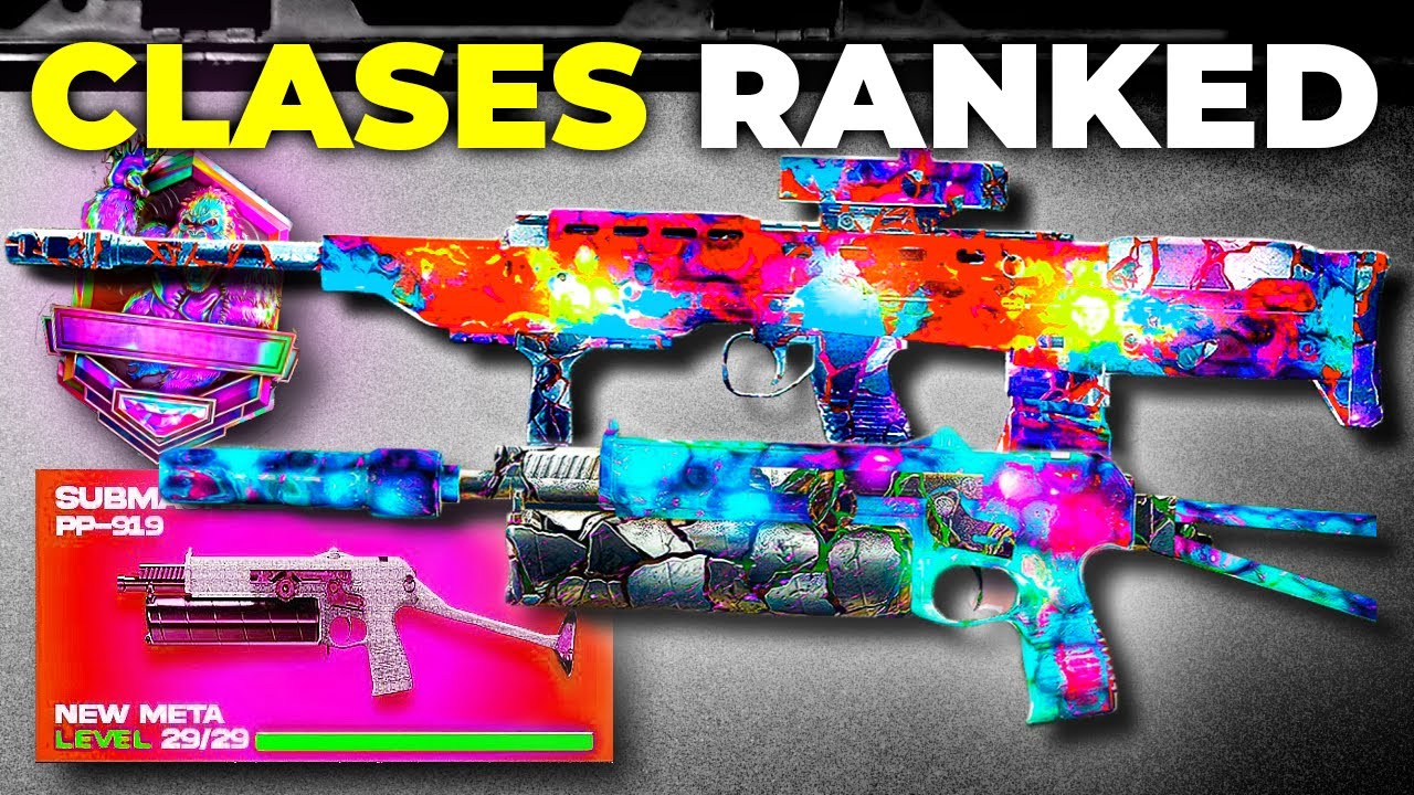 Las 5 MEJORES CLASES *META* para RANKED en WARZONE 6!👑 (Mejores Armas ...