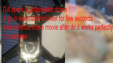 DJI spark become SubWater drone !!!! Atti mode fail !!