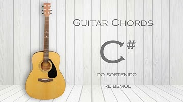 C# Guitar Chord - Db