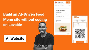 Build an AI Driven Food Menu site without coding