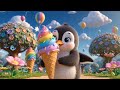 🐧 Baby Penguin's Giant Ice Cream Adventure!