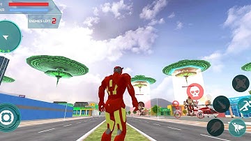 Flying Hero Rescue Robot Games - Android Gameplay