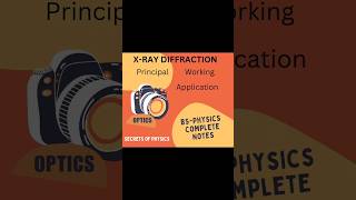 Xray Diffraction|| Bragg's law|| Optics neat notes|| Working and Principle of Xray Diffraction#xrays