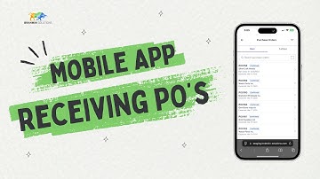 Mobile App - Receiving Purchase Orders | Step-by-Step Guide | Brahmin Solutions Inventory