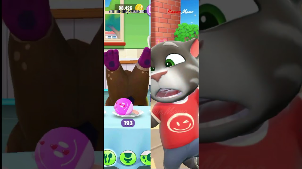 Говорящий Том 2025 против Мой Говорящий Том 2: Ест конфеты || Смешные видео с говорящим котом Томом