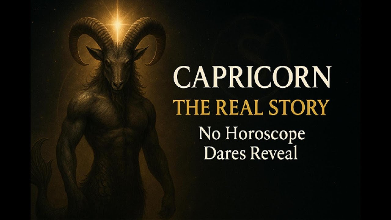 CAPRICORN — The Real Story of Your Soul That No Horoscope Could Ever Explain
