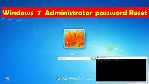 How to Reset Forgotten Windows 7 Admin Password With cmd