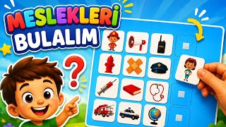 Meslekleri Bulalım  Eğlenceli Eşleştirme Oyunu | Çocuklar İçin Eğitici Video screenshot 4
