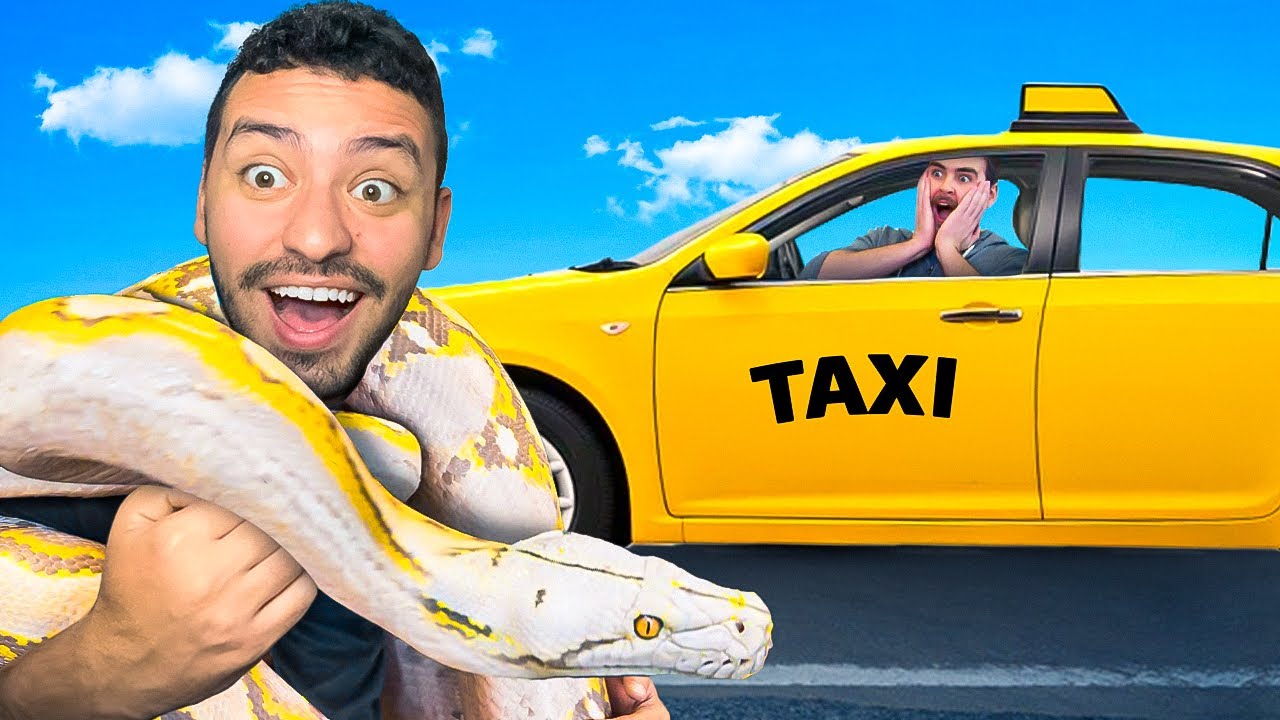 Θα Καταφέρω να Μπω σε Ταξί με ΤΡΟΜΑΚΤΙΚΑ Ζώα;