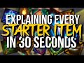 Explaining EVERY STARTER ITEM In 30 Seconds Or Less | Season 8 SMITE